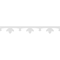 Ekena Millwork Taylorville Architectural Grade PVC Running Trim, 6"H x 5/8"P x 48"L RUNP06X0625X48TAY - alternate 6